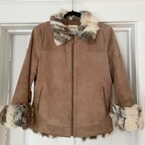 Genuine Suede & Fur Vintage Jacket